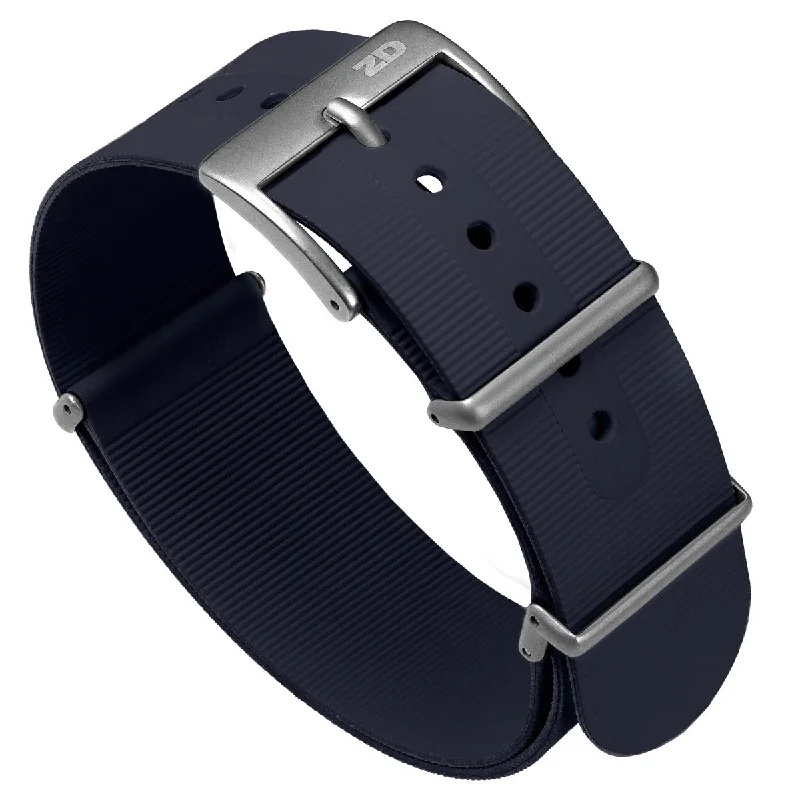 1973 British Military Watch Strap: 328 MARINE - Navy Blue