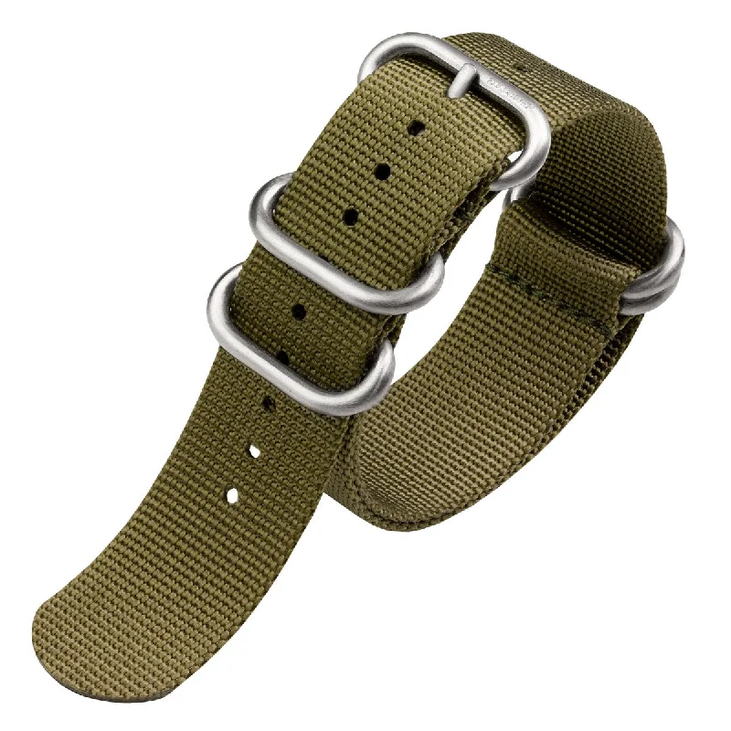 1973 British Military Watch Strap: ZULU - Olive Green