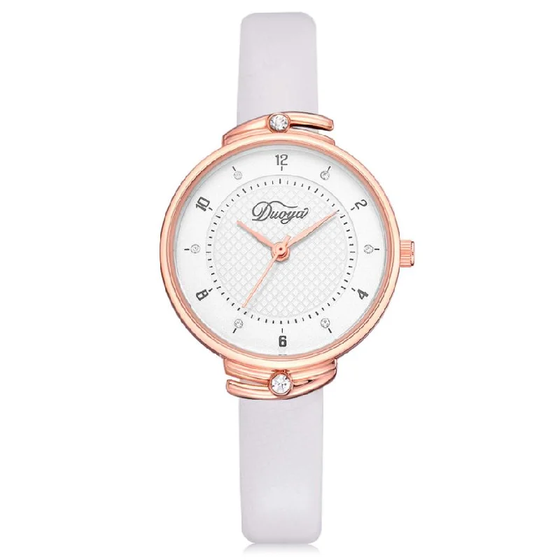 2018 Selling fashion watches Popular Womens Watches  Fashion Women Chic Elegant Artificial Diamond Colorful Rounded Analog Watch