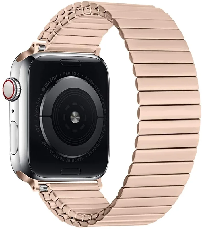 Apple Watch Elastic Steel Strap (Rose Gold)