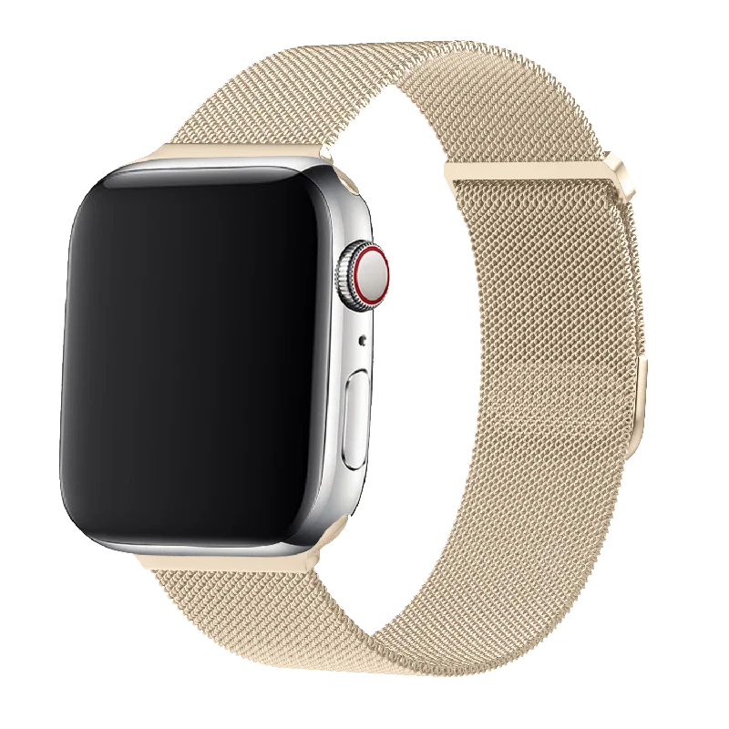 Apple Watch Milanese Loop Strap (Retro Gold)