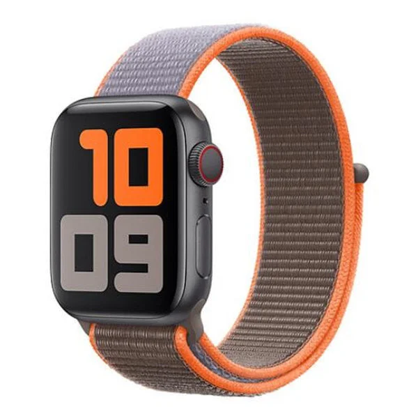 Apple Watch Nylon Strap (Brown/Orange)