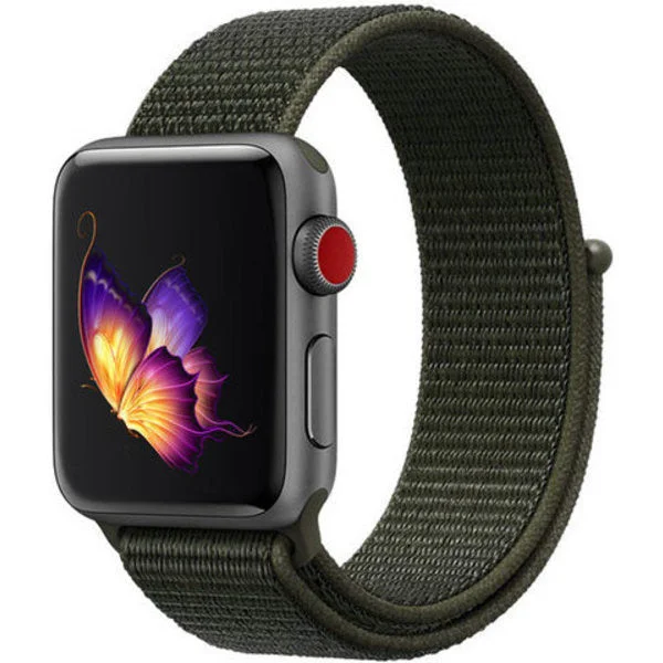 Apple Watch Nylon Strap (Dark Green)