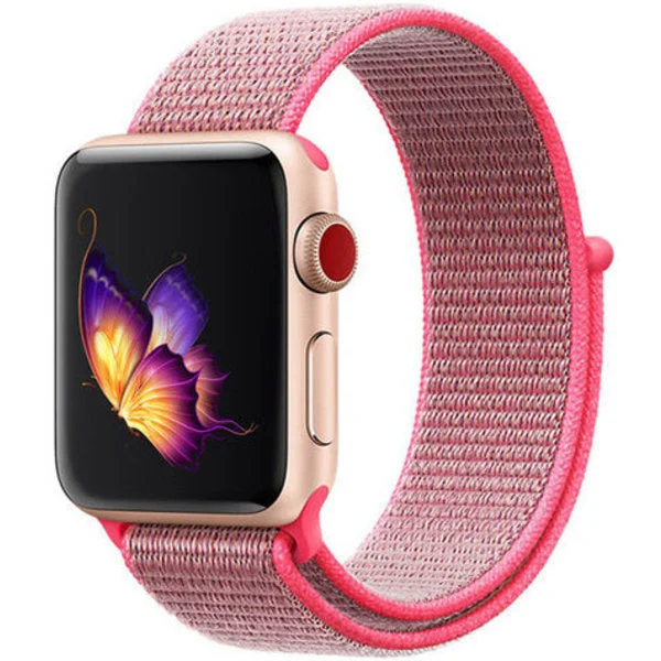 Apple Watch Nylon Strap (Pink)