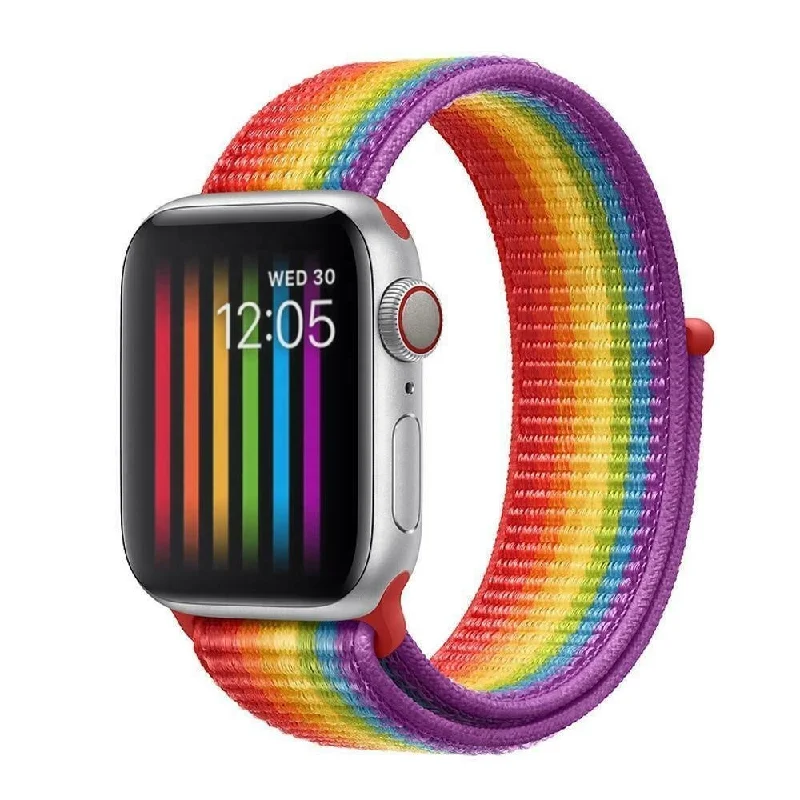 Apple Watch Nylon Strap (Rainbow)