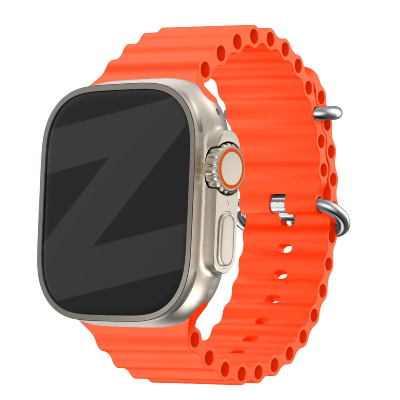 Bandz Apple Watch Ocean Strap (Orange)