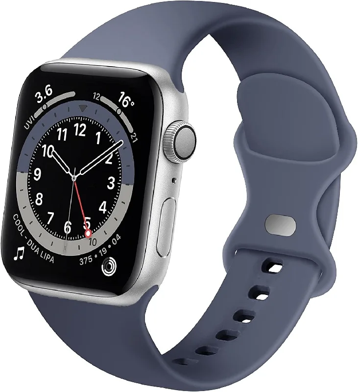 Apple Watch Silicone Strap Classic (Grey-Blue)