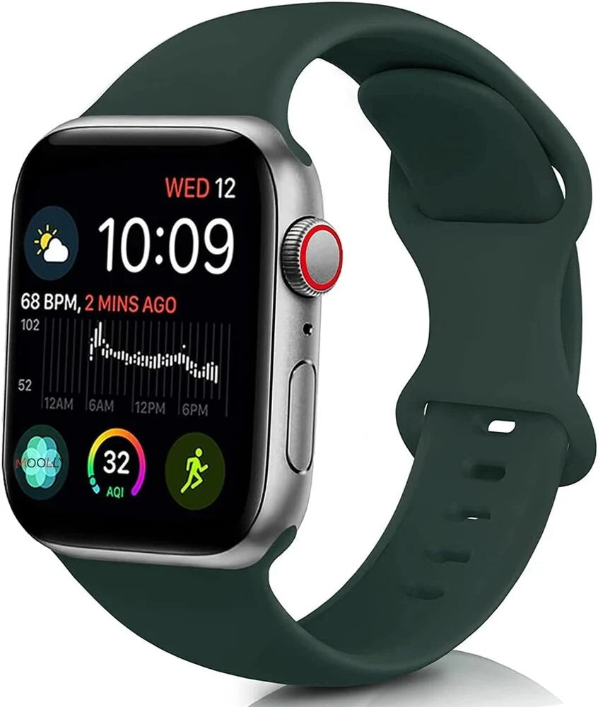 Apple Watch Silicone Strap Classic (Olive Green)