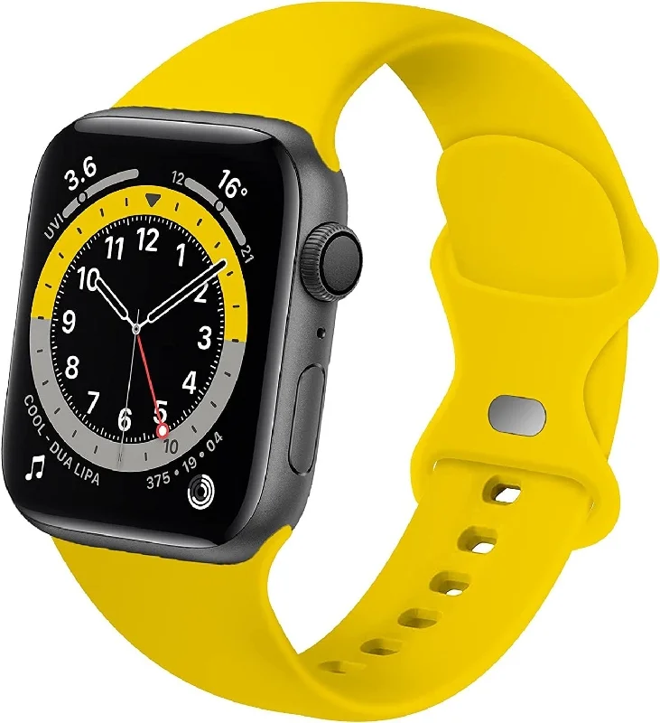 Apple Watch Silicone Strap Classic (Yellow)