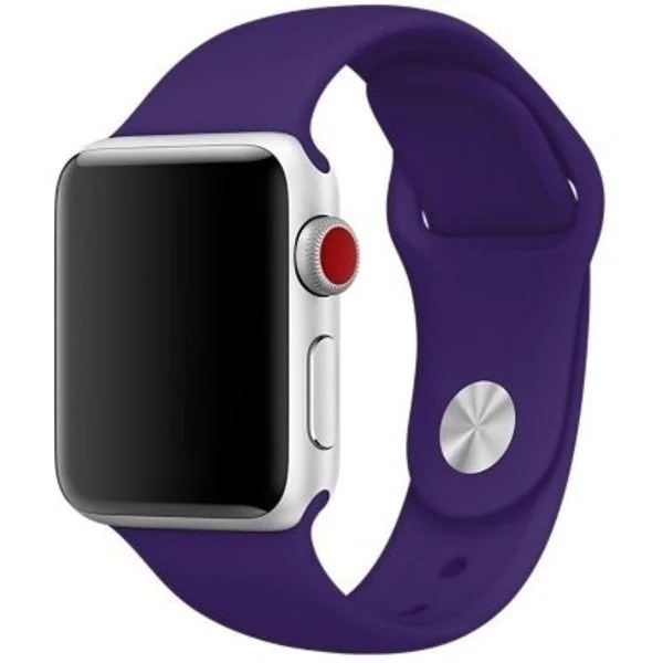 Apple Watch Silicone Strap (Purple)