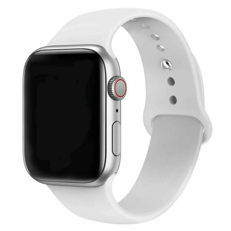 Apple Watch Silicone Strap (White)