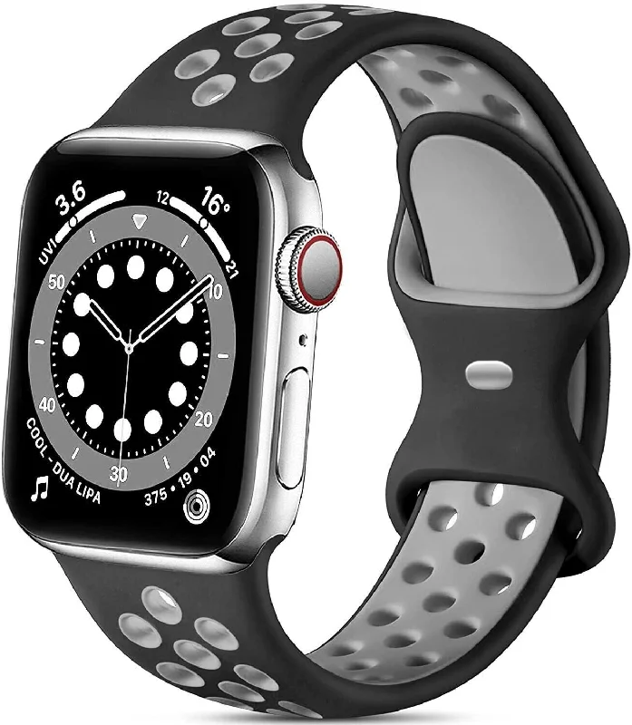 Apple Watch Sport Strap Classic (Black/Grey)