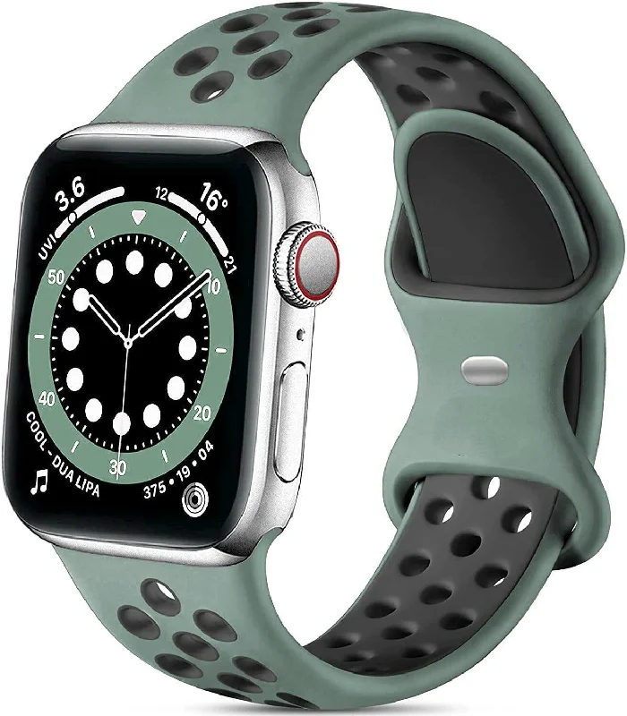 Apple Watch Sport Strap (Cyan/Black)