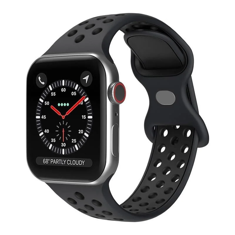 Apple Watch Sport Strap (Dark Grey/Black)