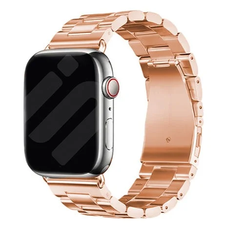 Apple Watch Steel Strap (Rose Gold)