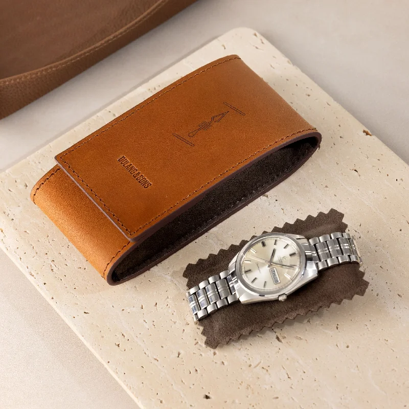 Arrow - Barenia Cognac Brown Leather Watch Pouch