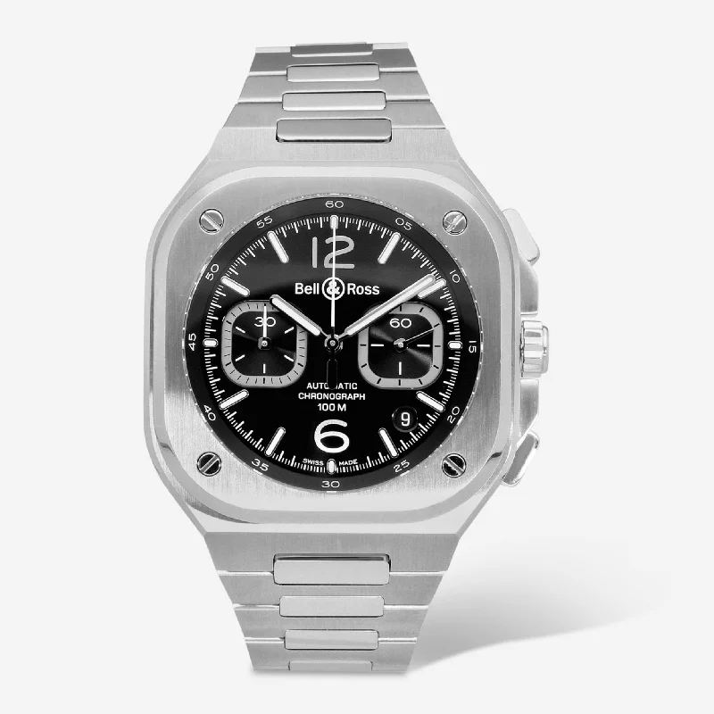 Bell & Ross BR05 Chronograph Stainless Steel Automatic Men's Watch BR05C-BL-SST