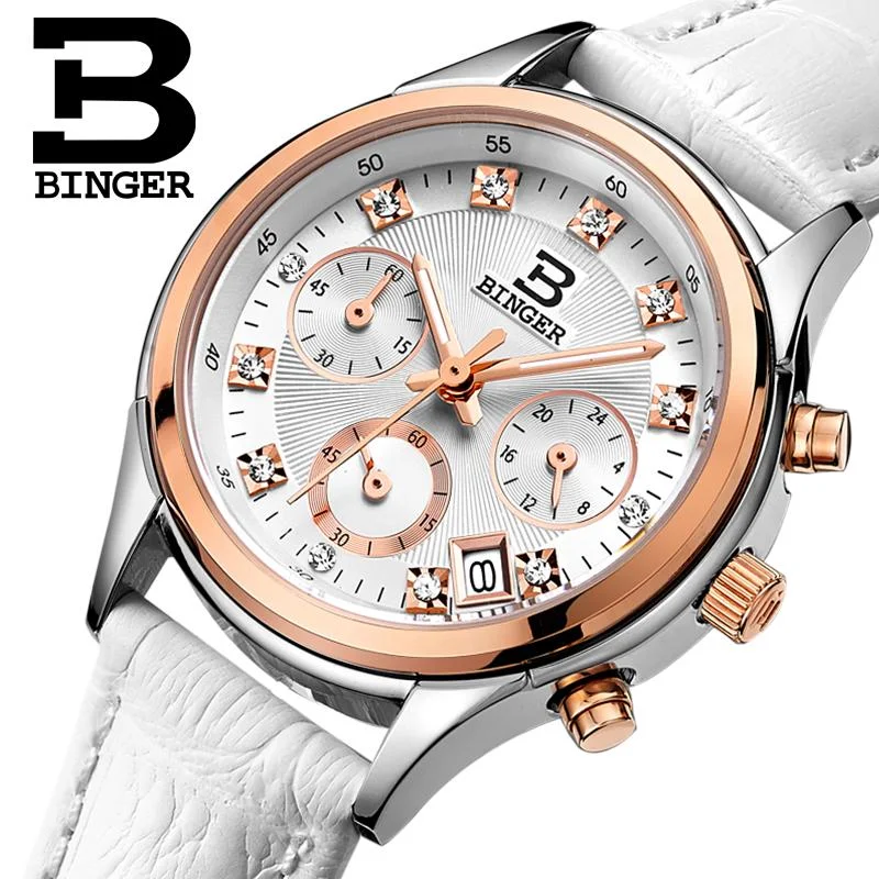 BINGER Swiss Quartz Watch Women B 6019