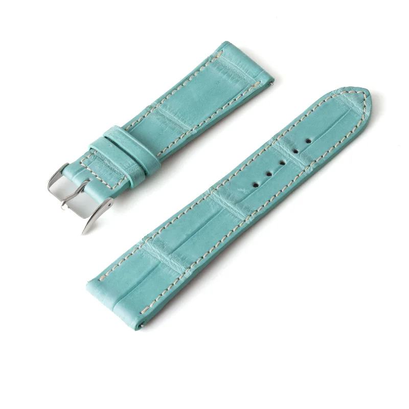 Bracelet montre "Solo" Alligator - Largeur 23mm / Taille M (n° 3)