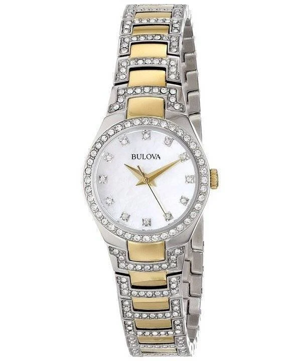 Bulova Women's 98L198 Analog Display Japanese Quartz Two Tone Watch