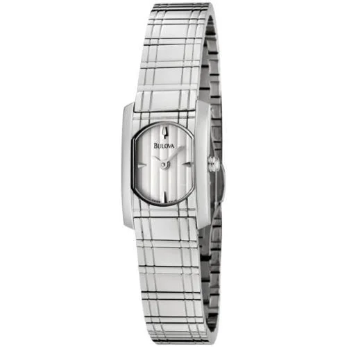 Bulova Women's Analog Quartz Textured Stainless Steel Watch 53L14