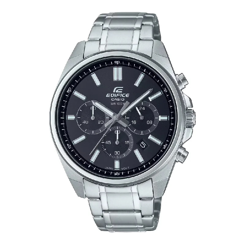 Casio Edifice Standard Chronograph Watch - Black Dial