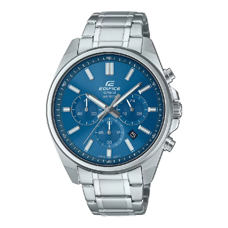 Casio Edifice Standard Chronograph Watch - Blue Dial