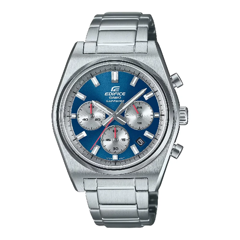 Casio Edifice Standard Motorsports Chronograph Watch - Blue Dial