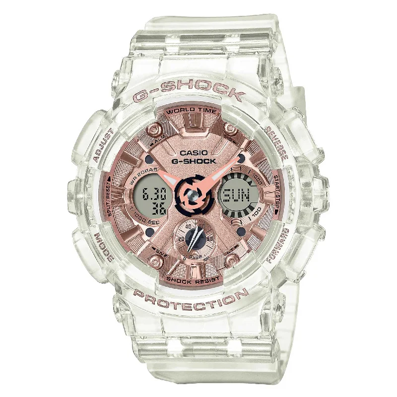 Casio Women's Watch - G-Shock Ana-Digi Dial Resin Strap Shock Resistant | GMAS120SR-7A