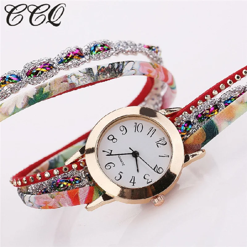 CCQ Multicolor Bracelet Watch