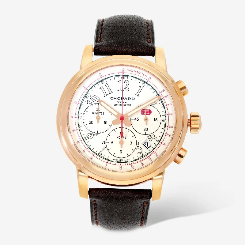 Chopard Mille Miglia Chronograph 18K Rose Gold Automatic Men's Watch 161274-5006