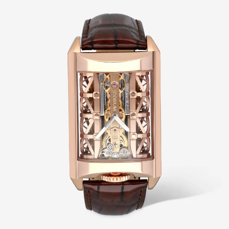 Corum Golden Bridge Stream 18K Rose Gold Automatic Men's Watch B313/03296