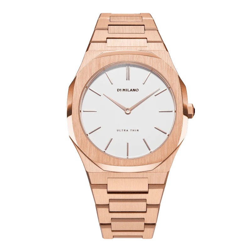 Ladies Ultra Thin Bracelet Rose Gold Watch (D1-UTBL02)