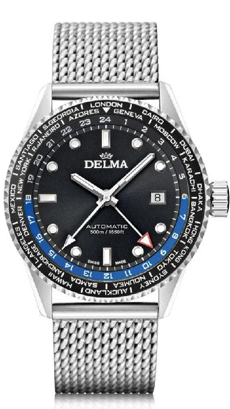 DELMA - Cayman Worldtimer Quartz | 41801.712.6.031