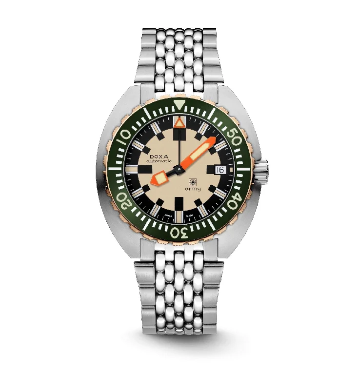 DOXA Army Bronze Bezel Stainless Steel - 785.60.031.10