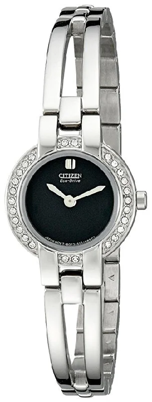 Citizen Women's EW9990-54E Silhouette Stainless Steel Eco Drive Bangle Watch