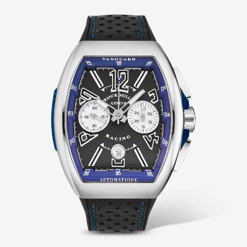 Franck Muller Vanguard Racing Black Dial Automatic Men's Watch 45CCBLKBLU