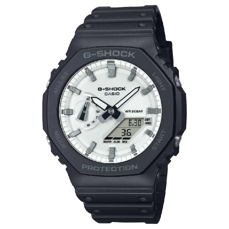 G-Shock Analog-Digital 2100 Series Black Resin Watch, GA2100WD-1A