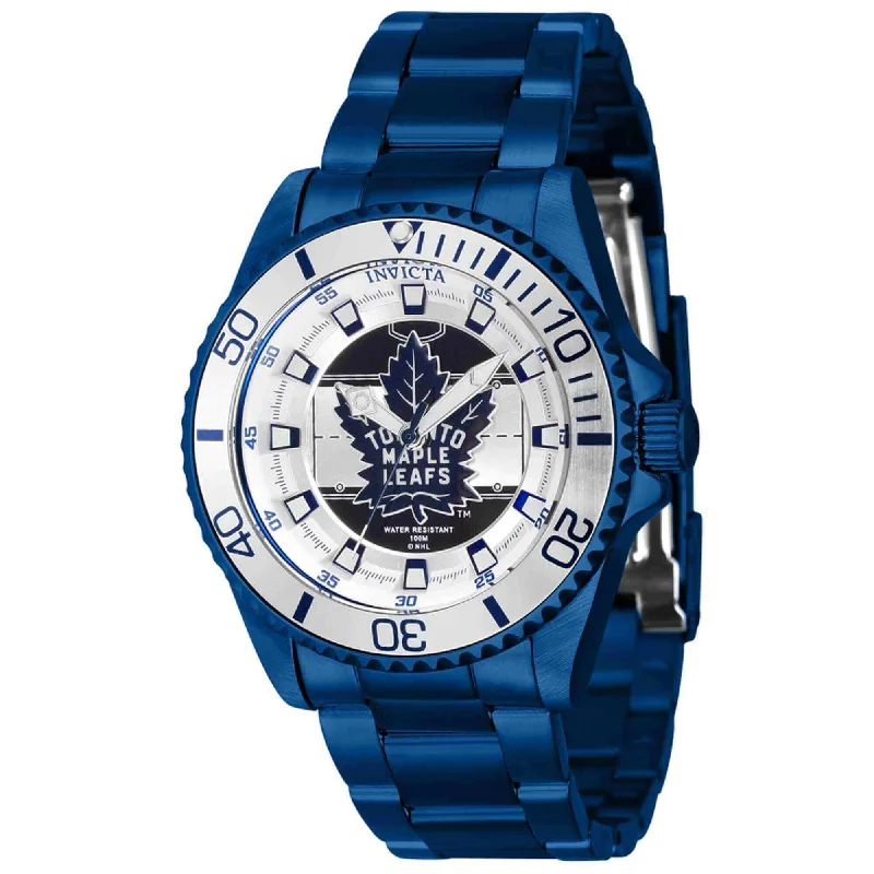 Invicta Women's Quartz Watch - NHL Toronto Maple Leafs Blue Steel Bracelet | 42210