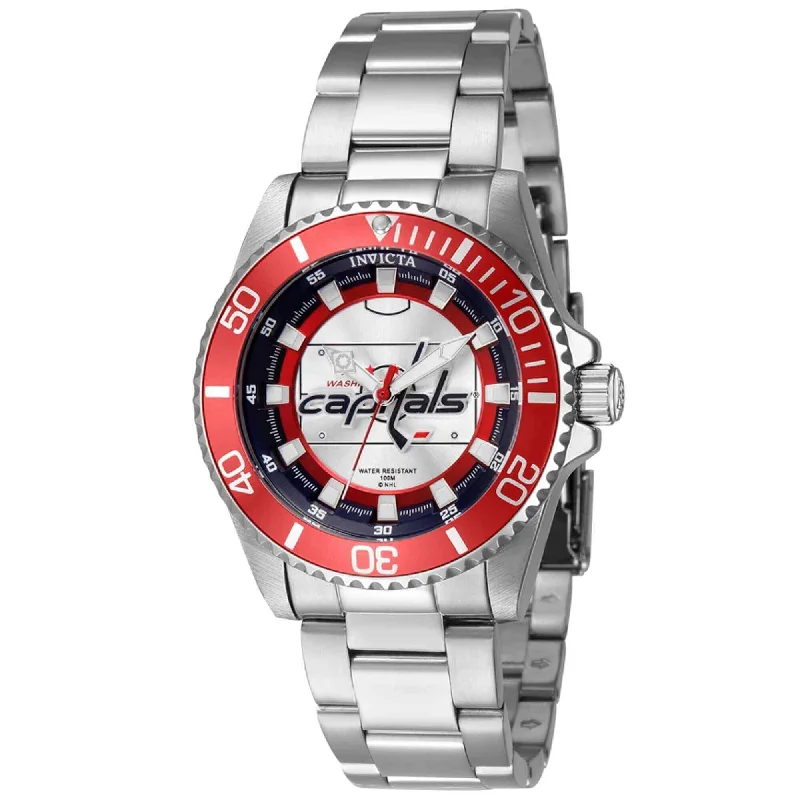 Invicta Women's Quartz Watch - NHL Washington Capitals Silver Steel Bracelet | 42226