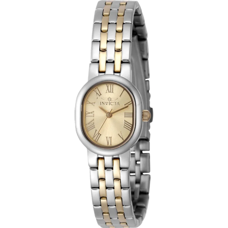 Invicta Women's Watch - Angel Quartz Gold Brass Dial Two Tone Steel Bracelet | 48140