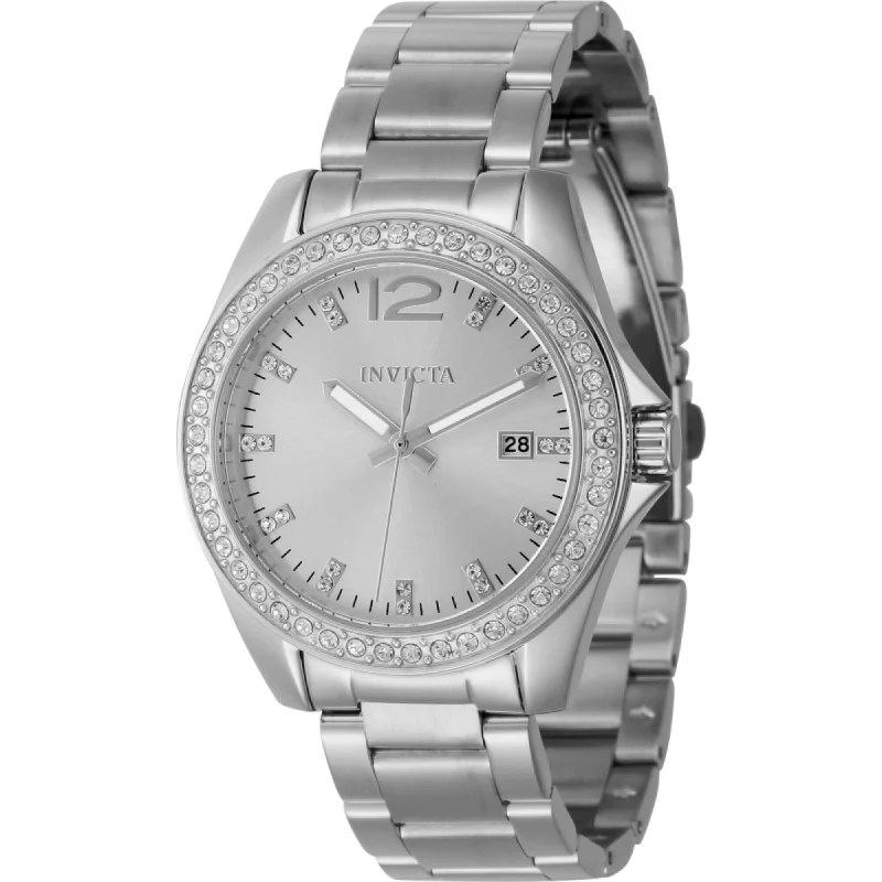 Invicta Women's Watch - Angel Quartz Silver Dial Stainless Steel Bracelet | 44839