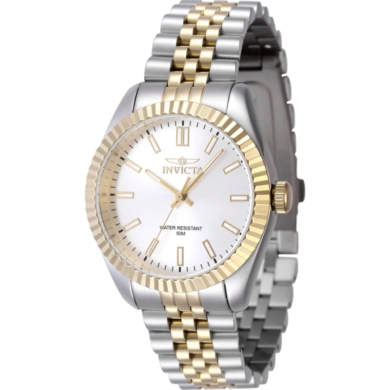 Invicta Women's Watch - Specialty Quartz Silver Brass Dial Two Tone Bracelet | 47500