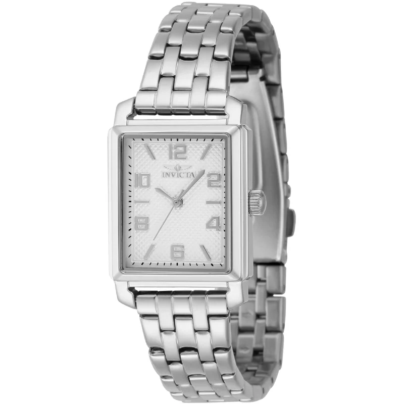 Invicta Women's Watch - Vintage Silver Tone Dial Stainless Steel Bracelet | 46662