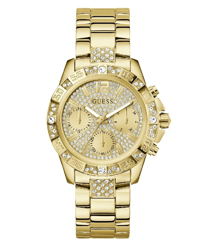 Guess Ladies Majesty Gold Tone Stainless Steel Watch GW0771L2