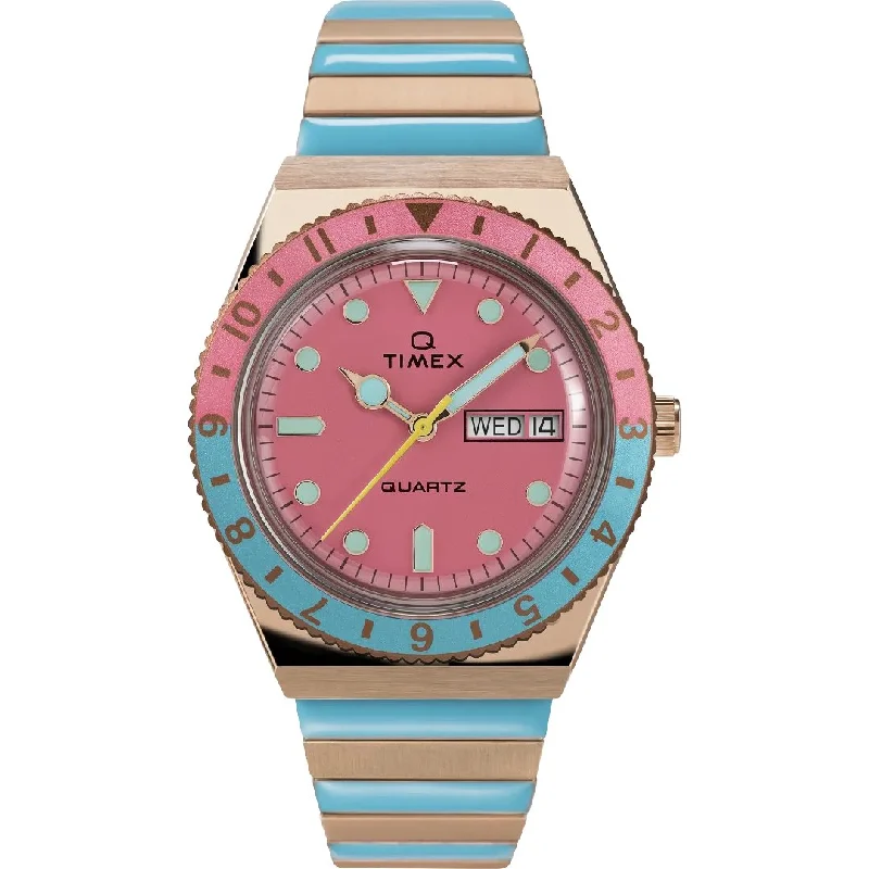 Timex Ladies Q Pink Watch TW2U81500