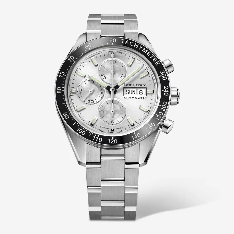 Louis Erard Sportive Chronograph Stainless Steel Automatic Men's Watch 78109AA01.BMA29