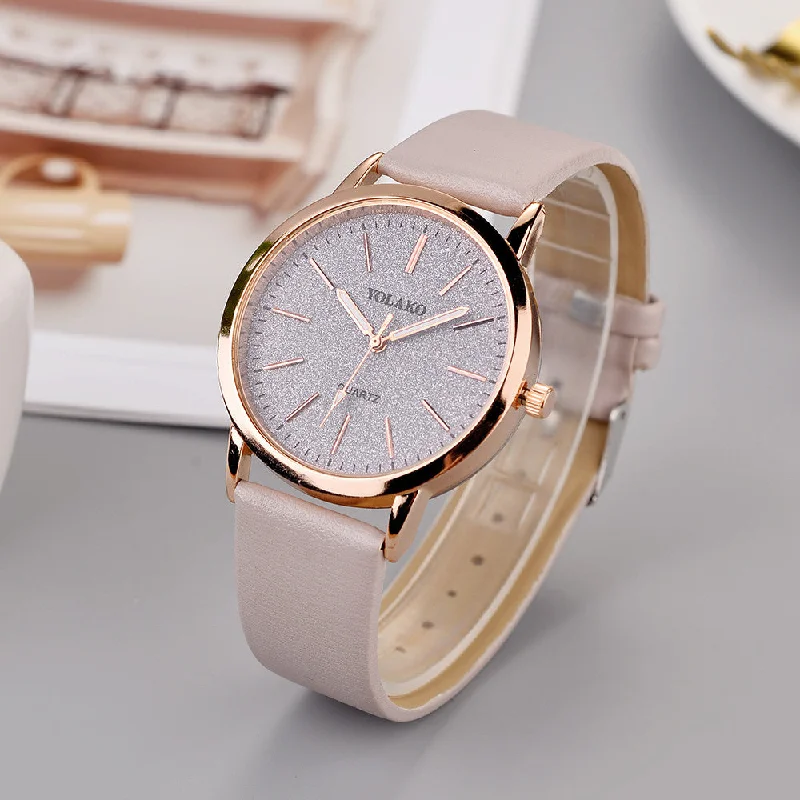 Luxury Brand Leather Quartz Women's Watch