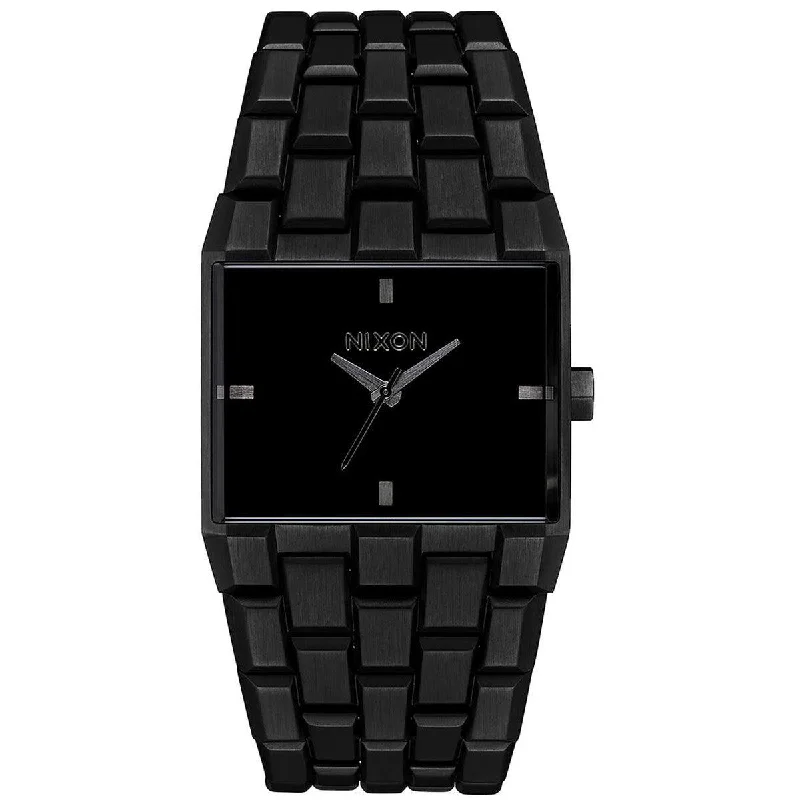 Nixon Women's Quartz Watch - Ticket Black IP Stainless Steel Bracelet | A1262001