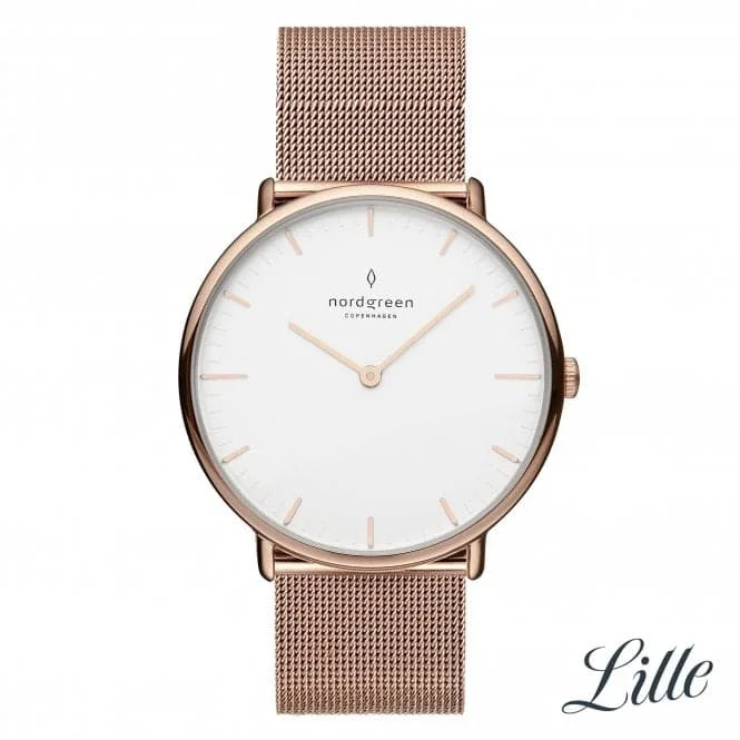 Ladies Native Mesh Rose Gold 32mm Watch NR32RGMEROXX